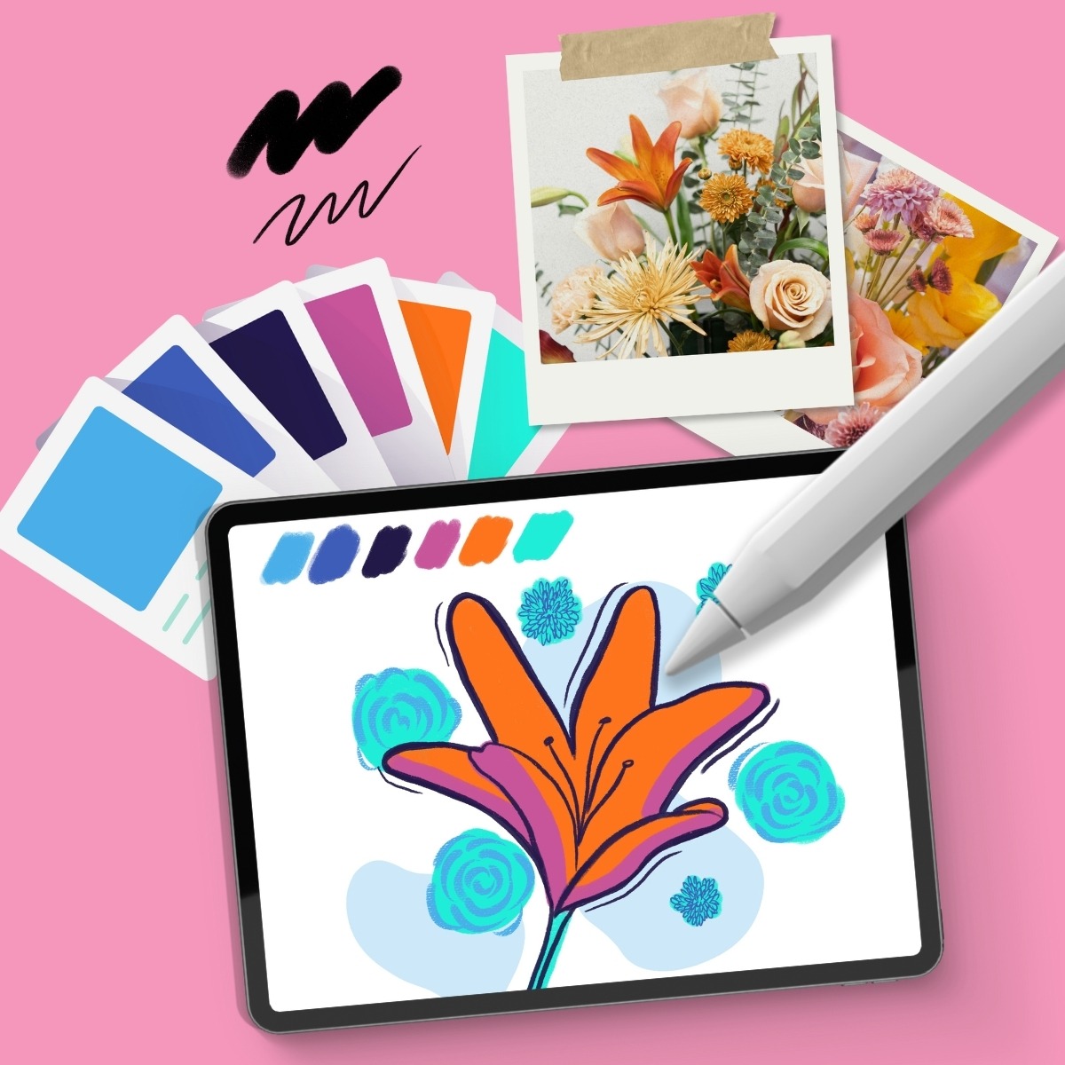 Flocreate Academy Vierkant_StyleRoze Art Prompts