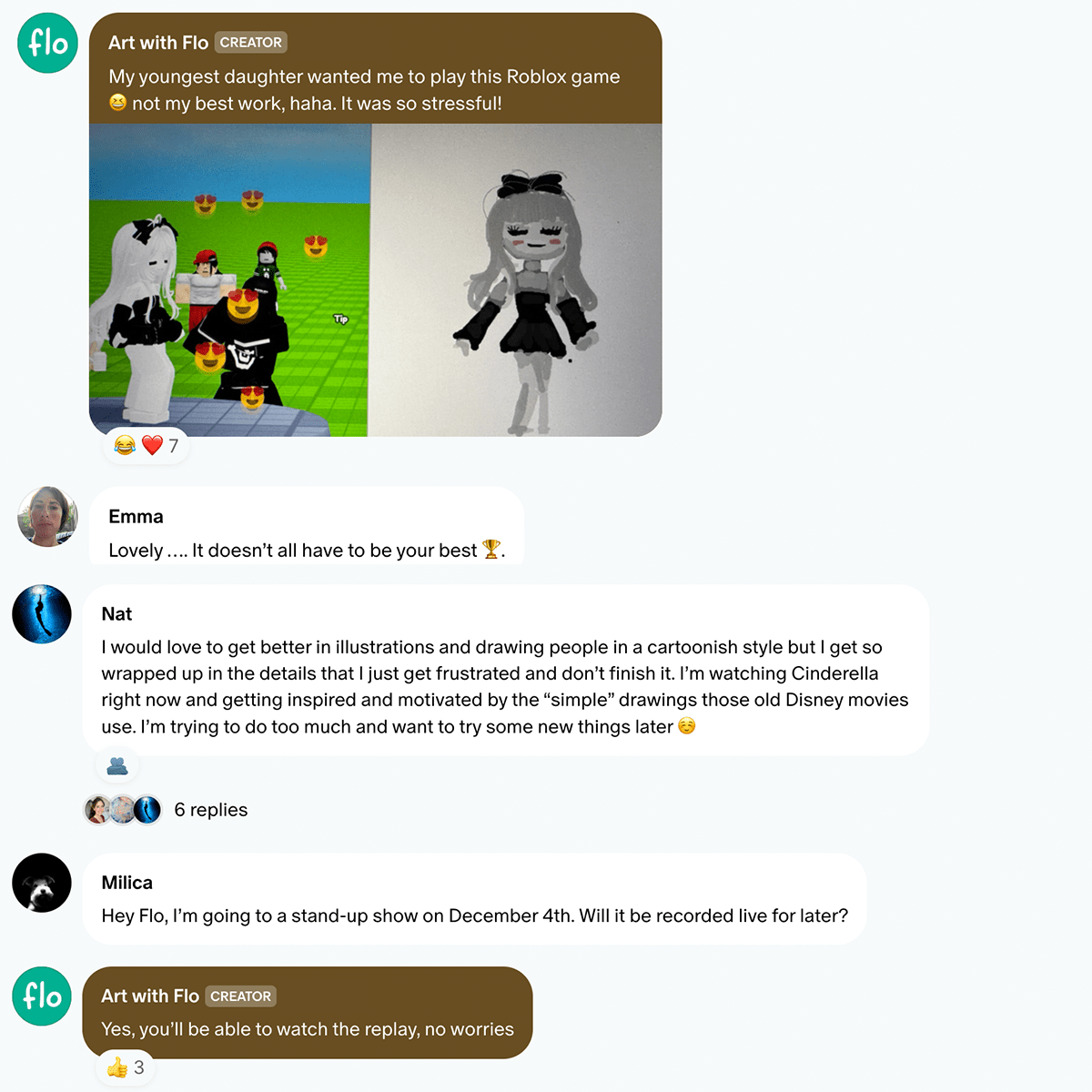 Student Chat Student Chat Example